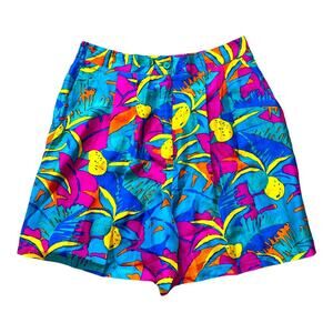 Strictly Silk Vintage 90s High Rise Silk Shorts